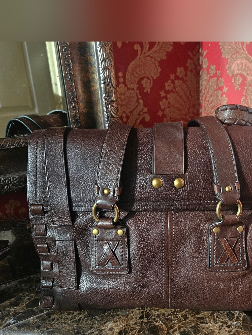 COACH LEGACY THOMPSON HANDBAG, RARE COACH LEGACY HANDBAG, Extra Large Coach - Picture 8 of 11